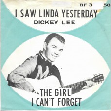 DICKEY LEE - I saw Linda yesterday
